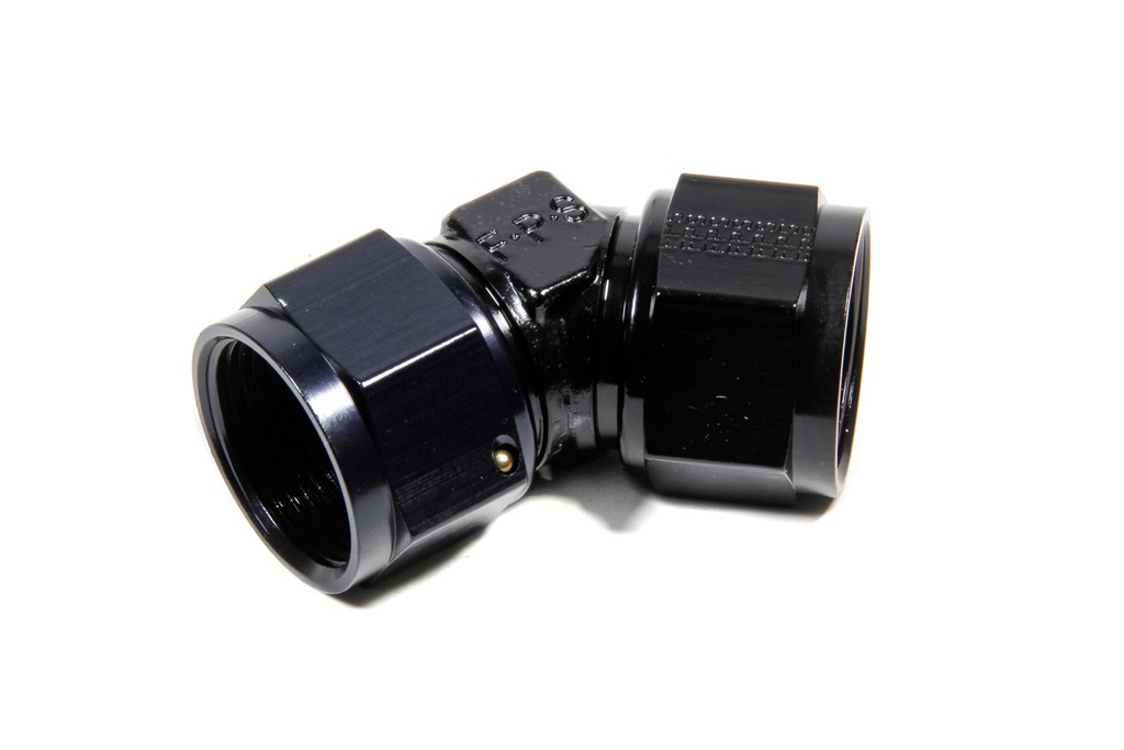 [FRG496212-BL] Fragola - #12 45-Degree Female Couple Fitting Black