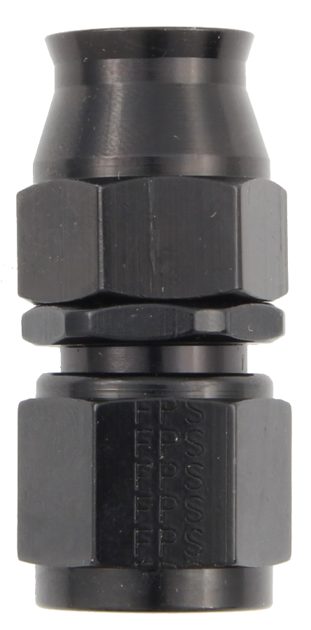 [FRG680112-BL] Fragola - Hose Fitting #12 Str. Ptfe Black