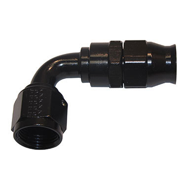 [FRG689012-BL] Fragola - Hose Fitting #12 90 Deg Ptfe Black
