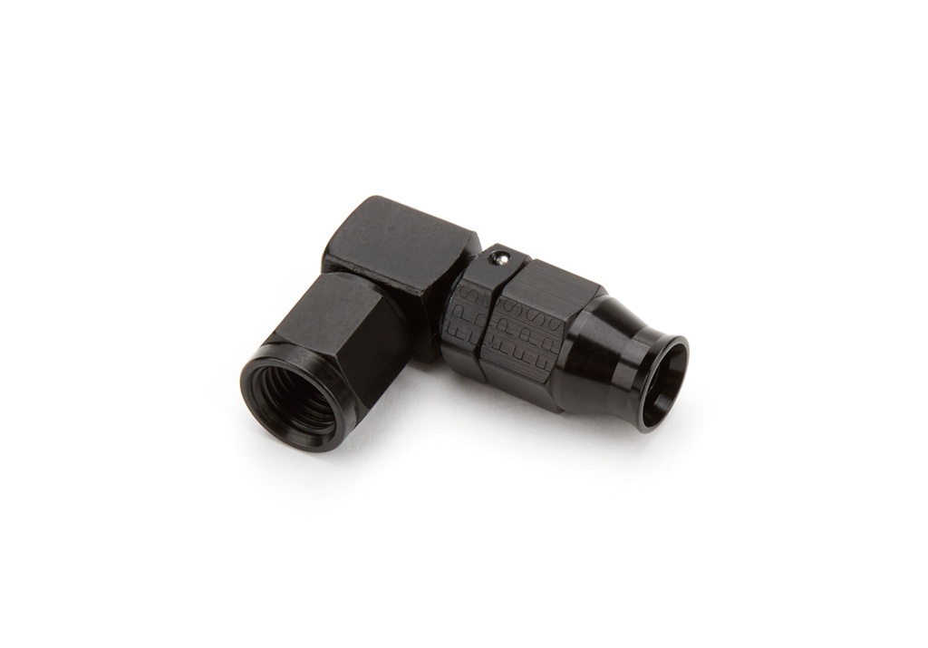[FRG689904-BL] Fragola - #4 90 Degr Real Street Forged Hose End - Black