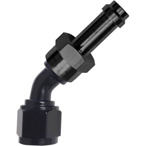 [FRG754506-BL] Fragola - #6 Ez Street 45-Degree Hose Fitting