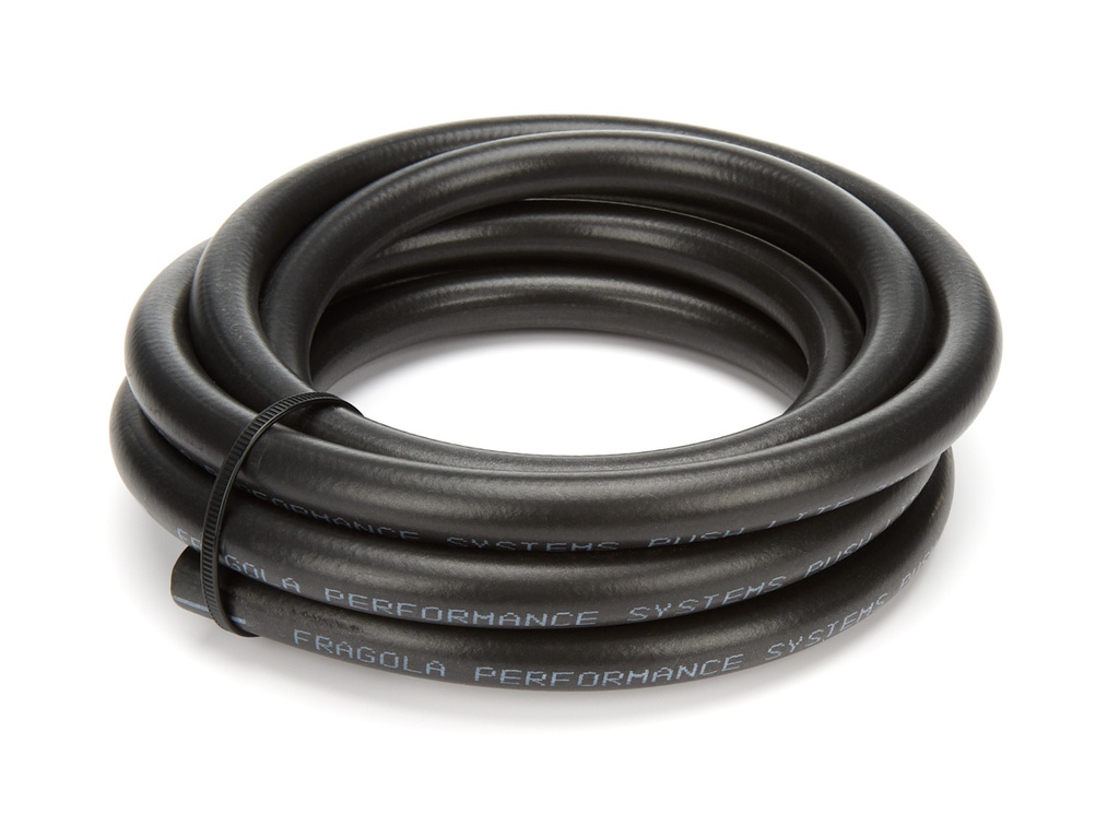 [FRG831006] Fragola - #6cPush-Lite Hose 10ft Hi-Temp - Black