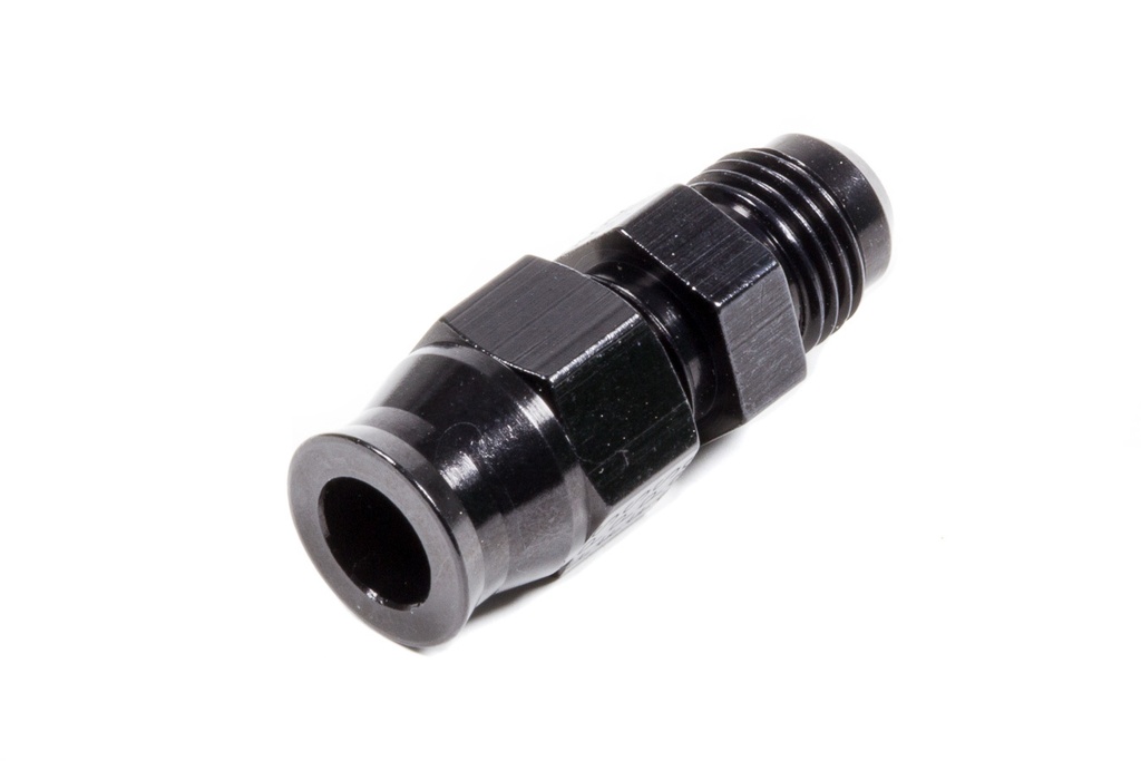 [FRG892006-BL] Fragola - 6An Male To 3/8In Tube Adapter Fitting Black