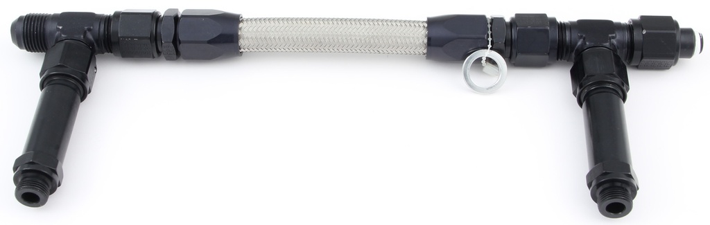 [FRG920006-BL] Fragola - #6 Fuel Line Kit 9/16-24 Dual Inlet Demon