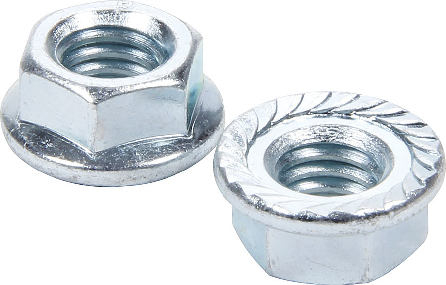 [ALL16042-10] Allstar Performance - Serrated Flange Nuts 3/8-16 10pk