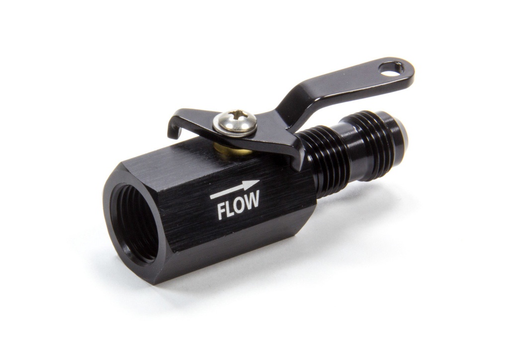 [FRG961006-BL] Fragola - #6 Shut Off Valve Black Female Inlet/Male Outlet