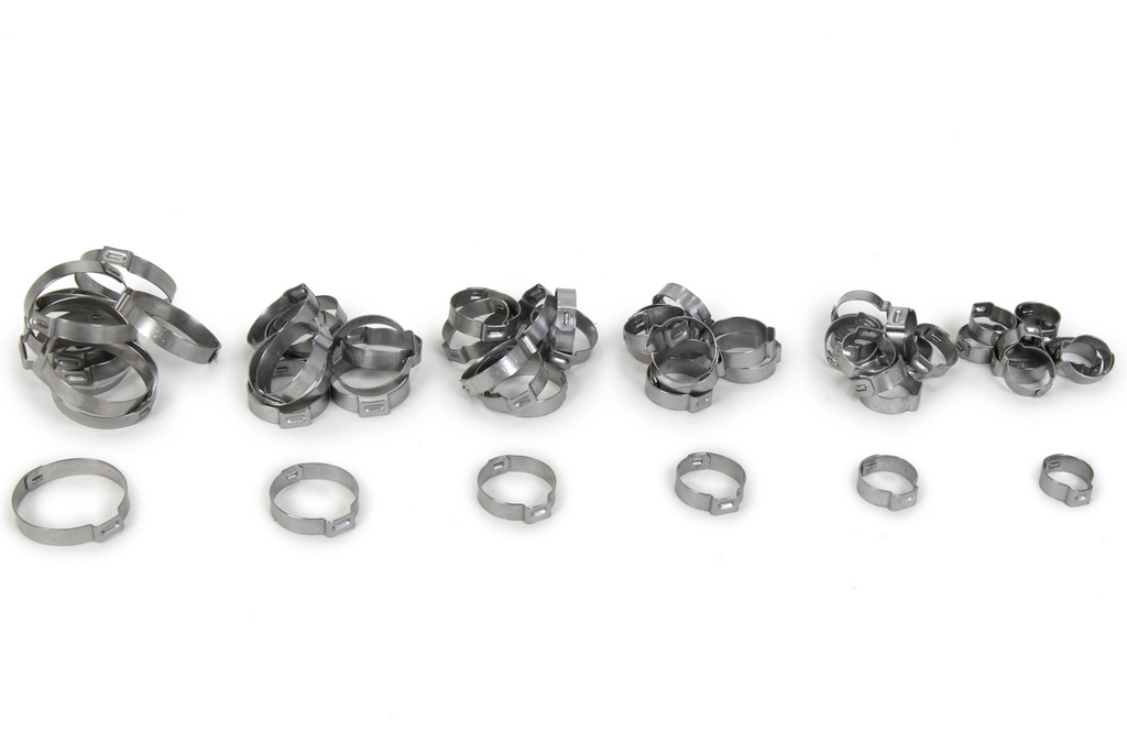 [FRG999170] Fragola - Push Lock Clamps 50pk 10-Each 4an - 12an