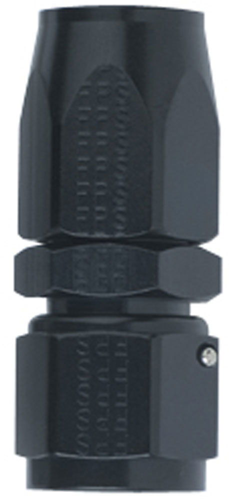 [FRG100106-BL] Fragola - Hose Fitting #6 Straight Black