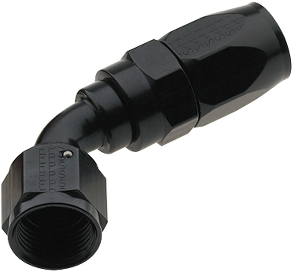 [FRG226008-BL] Fragola - Hose Fitting #8 60 Deg Pro-Flow Black