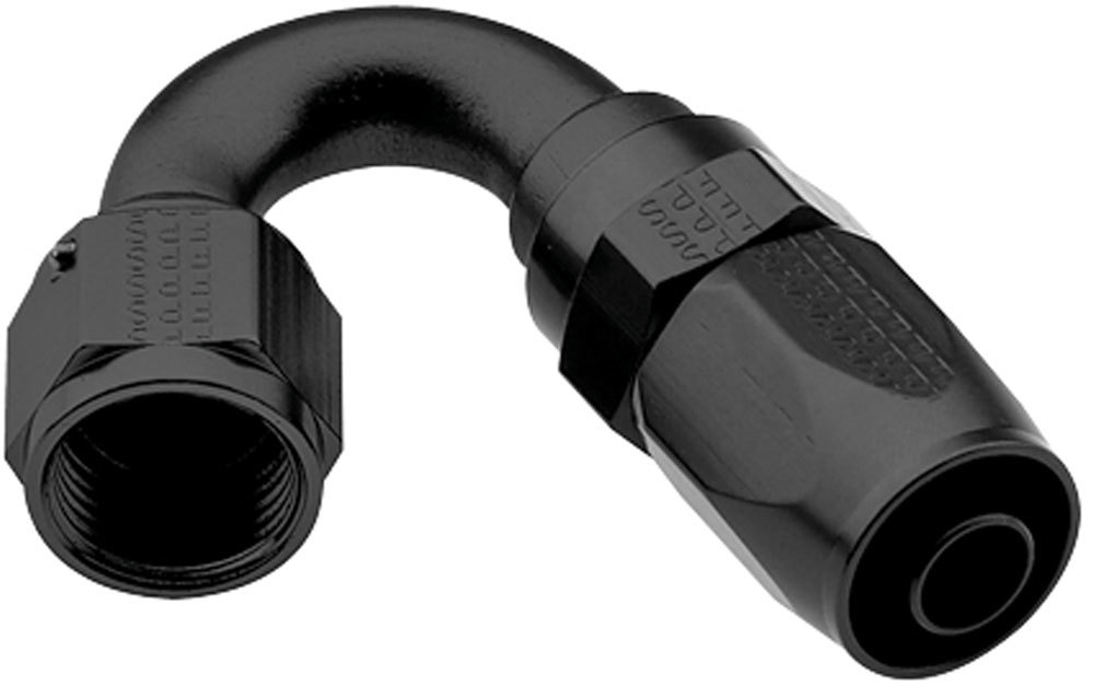 [FRG231506-BL] Fragola - Hose Fitting #6 150 Deg Pro-Flow Black
