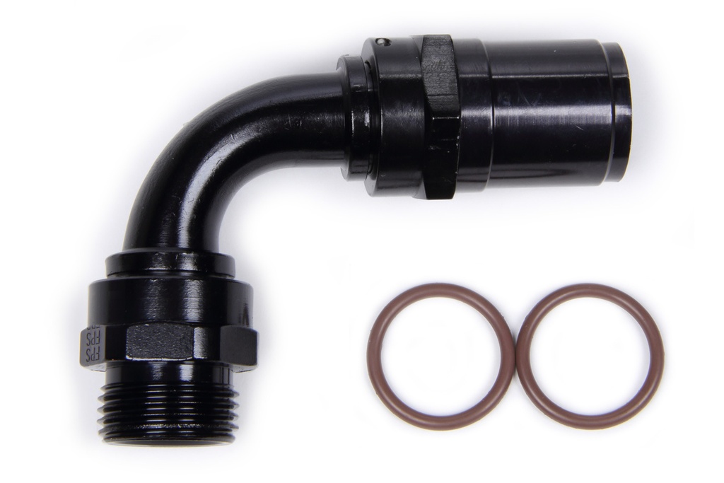 [FRG2609012-RAD] Fragola - #12 Race-Rite Crimp-On Hose End 90-Degree