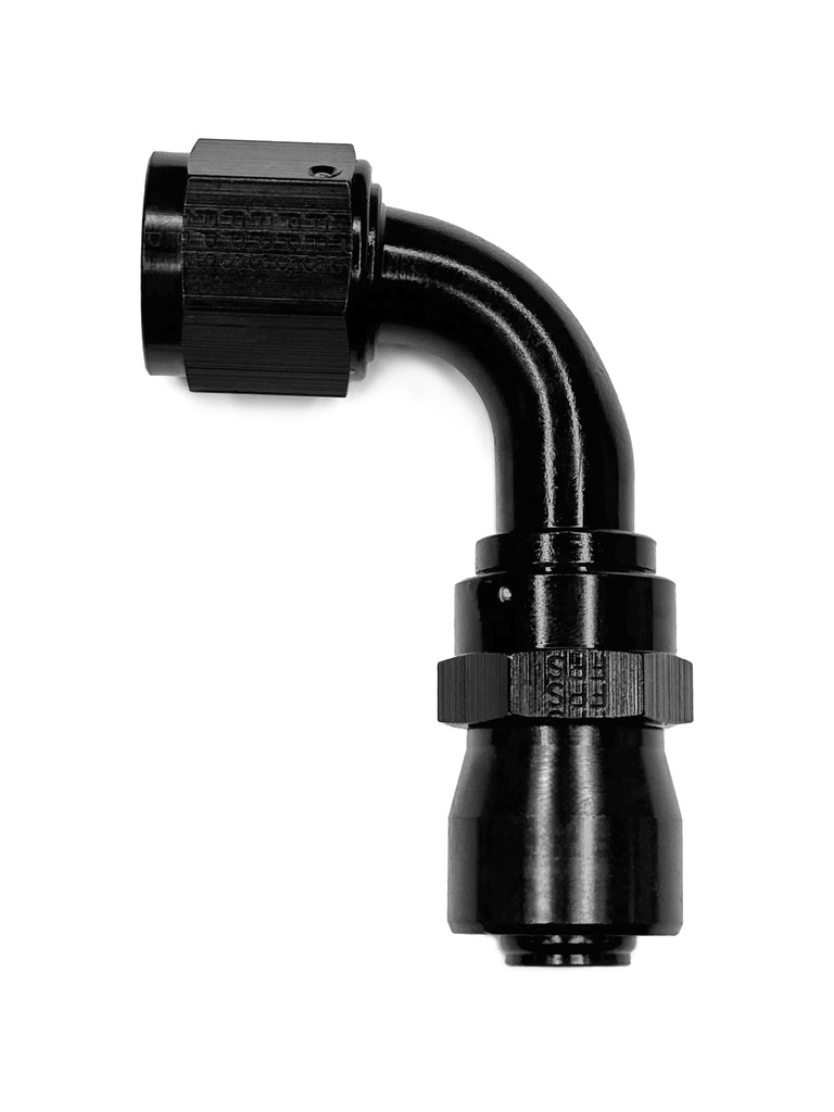 [FRG3109008] Fragola - #8 90-Deg Crimp Hose Fitting