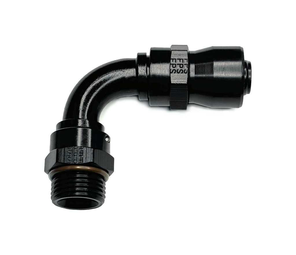 [FRG3109012-RAD] Fragola - 12an Orb Male 90-Deg Crimp Hose End