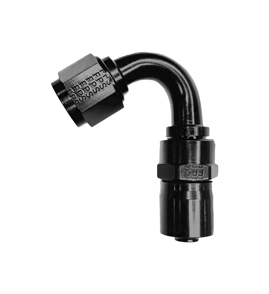 [FRG3112008] Fragola - #8 120-Deg Crimp Hose Fitting
