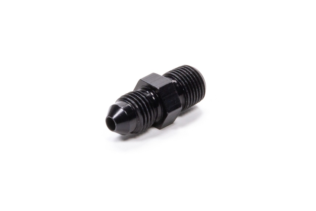 [FRG481605-BL] Fragola - Straight Adapter Fitting #4 X 1/4 MPT Black
