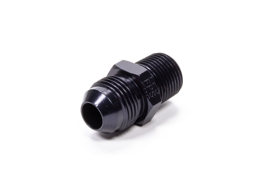[FRG481608-BL] Fragola - Straight Adapter Fitting #8 X 3/8 Mpt Black