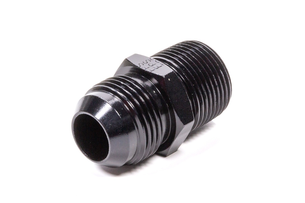 [FRG481612-BL] Fragola - Straight Adapter Fitting #12 X 3/4 Mpt Black