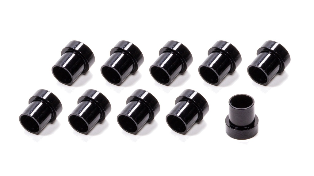 [FRG481904-BL-10] Fragola - #4 Alum Tube Sleeves (10pk) Black