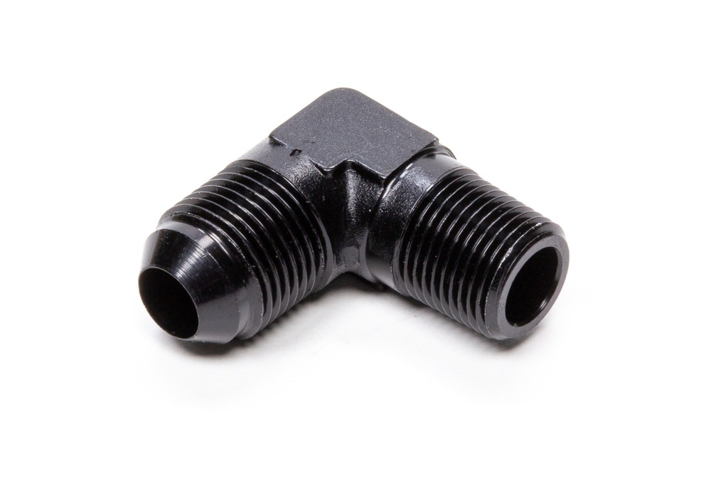 [FRG482209-BL] Fragola - 90 Deg Adapter Fitting #10 X 3/4 Mpt Black