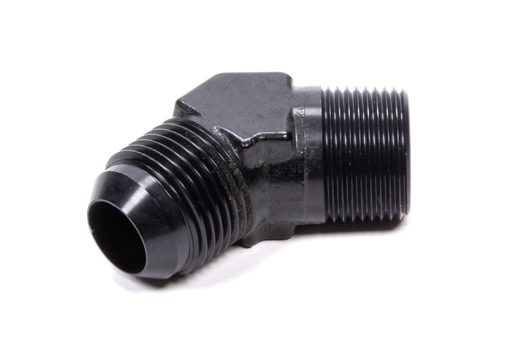 [FRG482311-BL] Fragola - 45 Deg Adapter Fitting #10 X 3/8 MPT Black