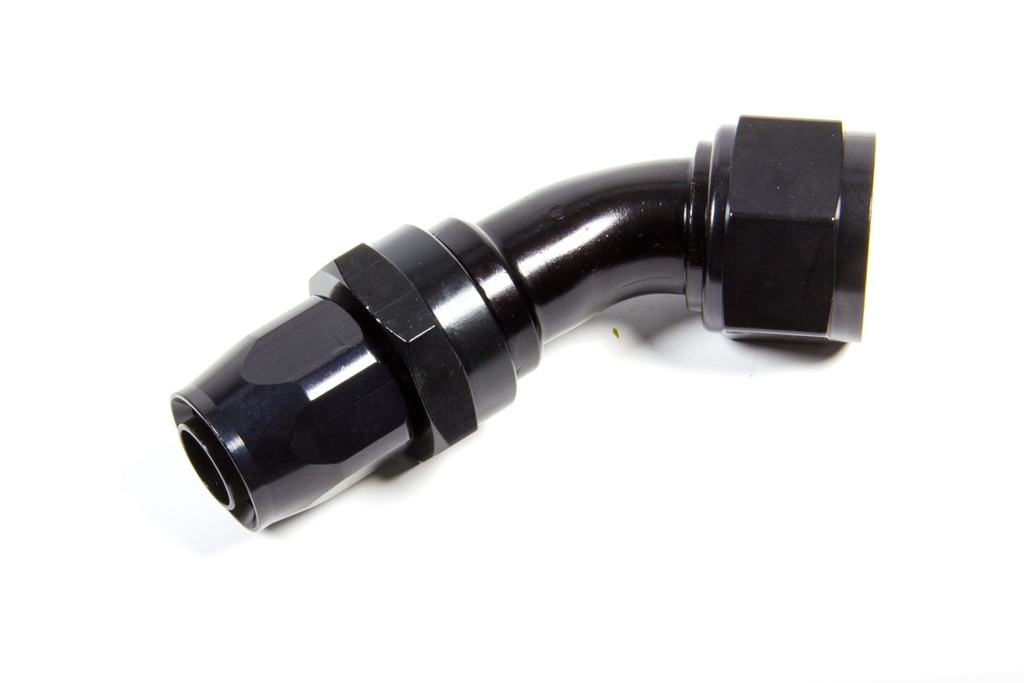 [FRG224515-BL] Fragola - Hose Fitting #16 45 Deg. To #12 Hose Black