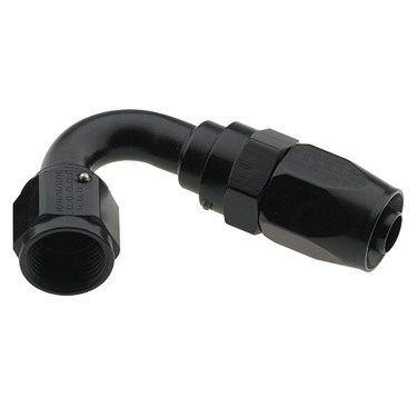 [FRG231211-BL] Fragola - Hose Fitting #10 120 Deg To #12 Hose Black