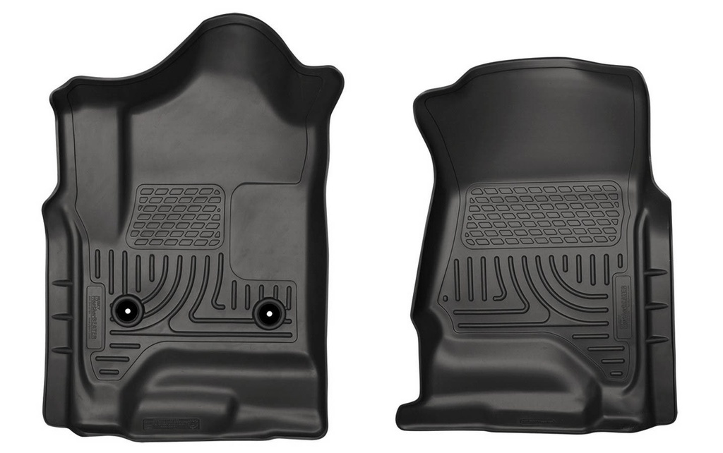 [HSK18241] Husky Liners WeatherBeater Front Floor Liners for 2014-2019 GM 2500HD Regular Cab - Black