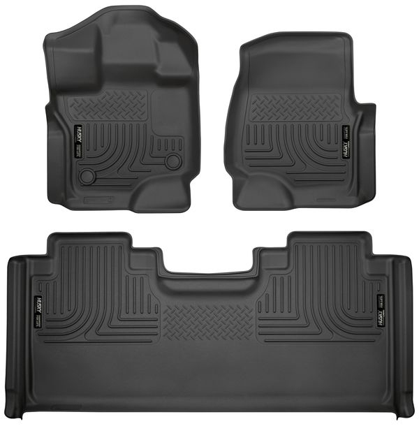 [HSK94051] Husky Liners - Front & 2nd Seat Floor Liners Weatherbeater