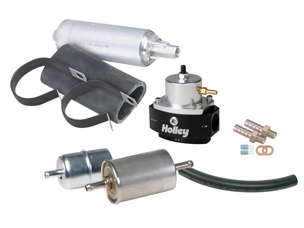 [HLY526-4] Holley - EFI Fuel System Kit W/Super Stock Hose