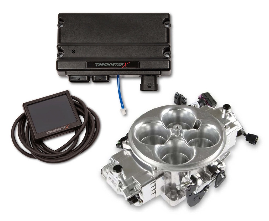 [HLY550-1070] Holley - Terminator X Stealth 4500 - 8 Injectors Shiny