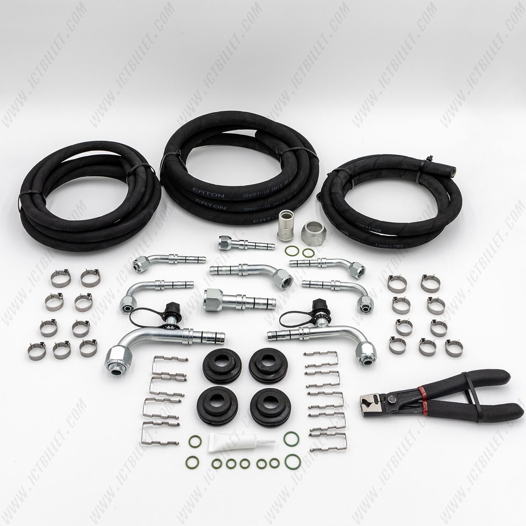 [ICT551081] Ict Billet - A/C Hose Builder Kit W/Crimping Tool
