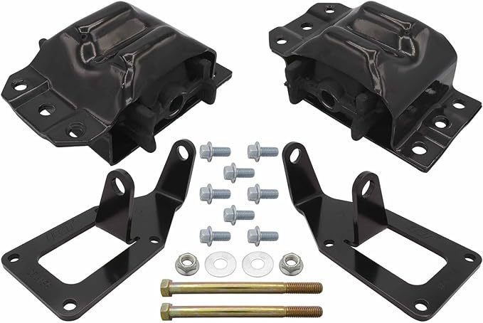 [ICT5510-KIT553EM] Ict Billet - 73-87 Chevy P/U LT Swap Engine Mount Kit