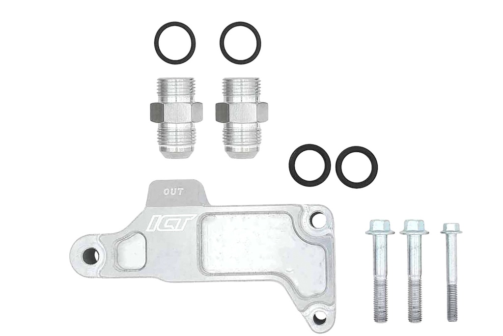 [ICT551350-FS01] Ict Billet - Remote Oil Filter Adapter
