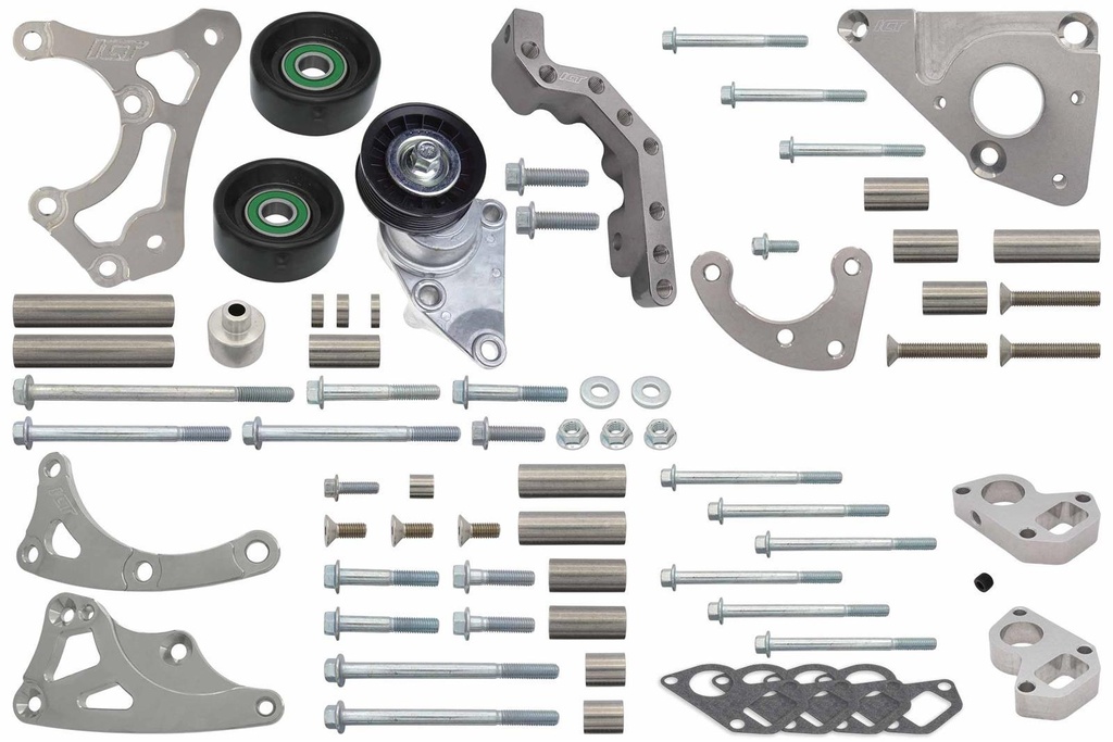 [ICT551565LS0WP-3] Ict Billet - Ls Truck Turbo Alternatr Power Steering Bracket