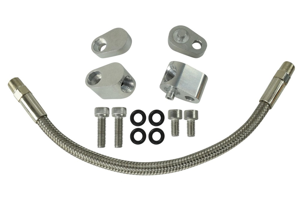 [ICT551692] ICT Billet - LS Coolant / Steam Port Crossover Hose Kit