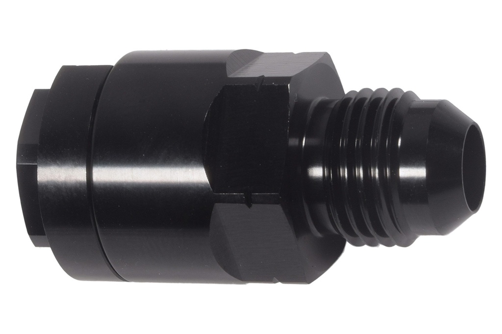 [ICTAN809-02B] Ict Billet - Fuel Rail Quick Connect Fitting -6An To 3/8 Tube
