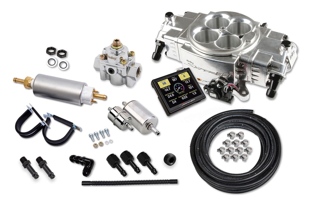 [HLY550-870K] Holley - Sniper Efi Stealth 4150 Shiny Finish Master Kit