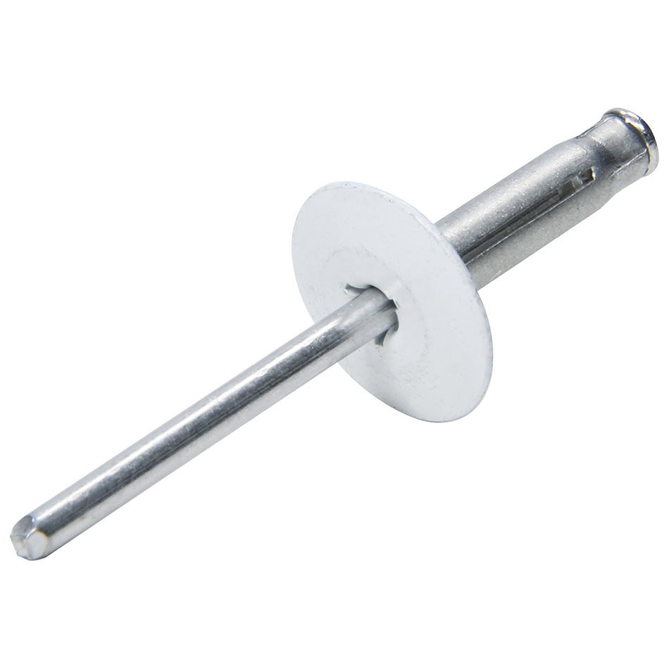 [ALL18061] Allstar Performance - Lg Hd Rivet 250Pk White Flange Type Alum Mandrel