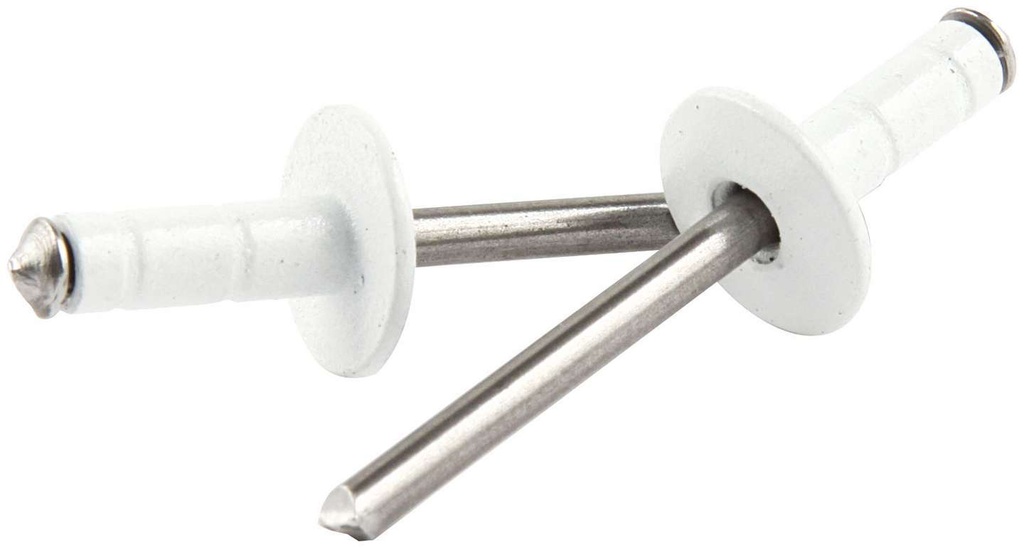 [ALL18092] Allstar Performance - Med Hd Rivet White 250pk Multi Grip