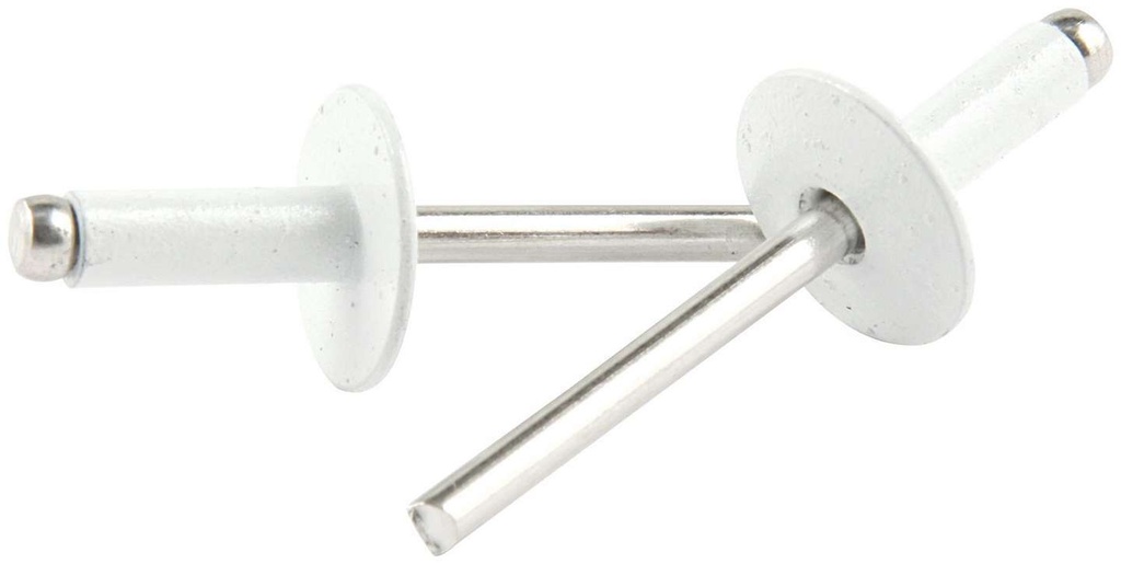 [ALL18158] Allstar Performance - Lg Hd Rivet White Alum 250pk