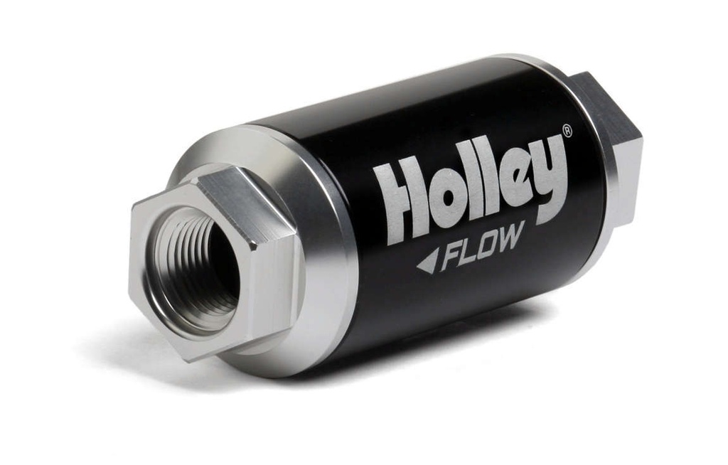 [HLY162-562] Holley - Billet Hp Fuel Filter - 3/8Npt 40-Micron 100GPH