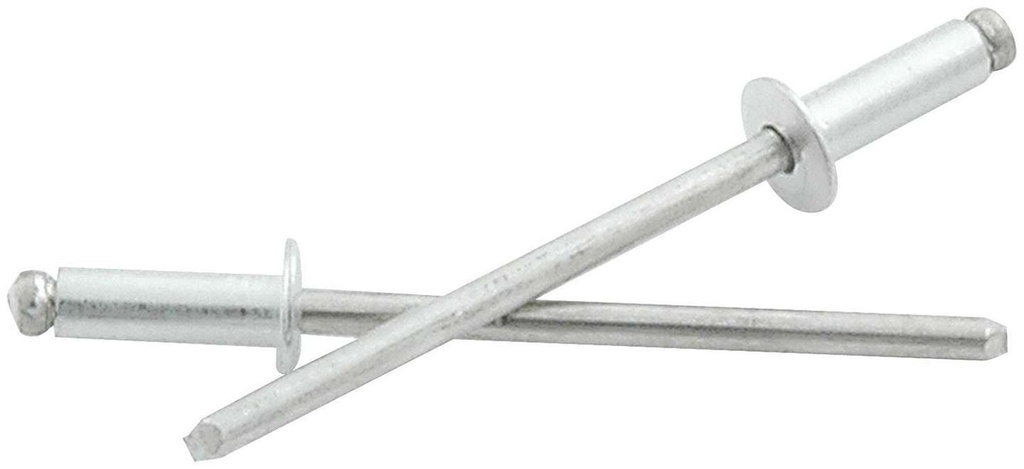 [ALL18191] Allstar Performance - 1/8in Alum Rivet Silver 25Pk 1/8in-1/4in