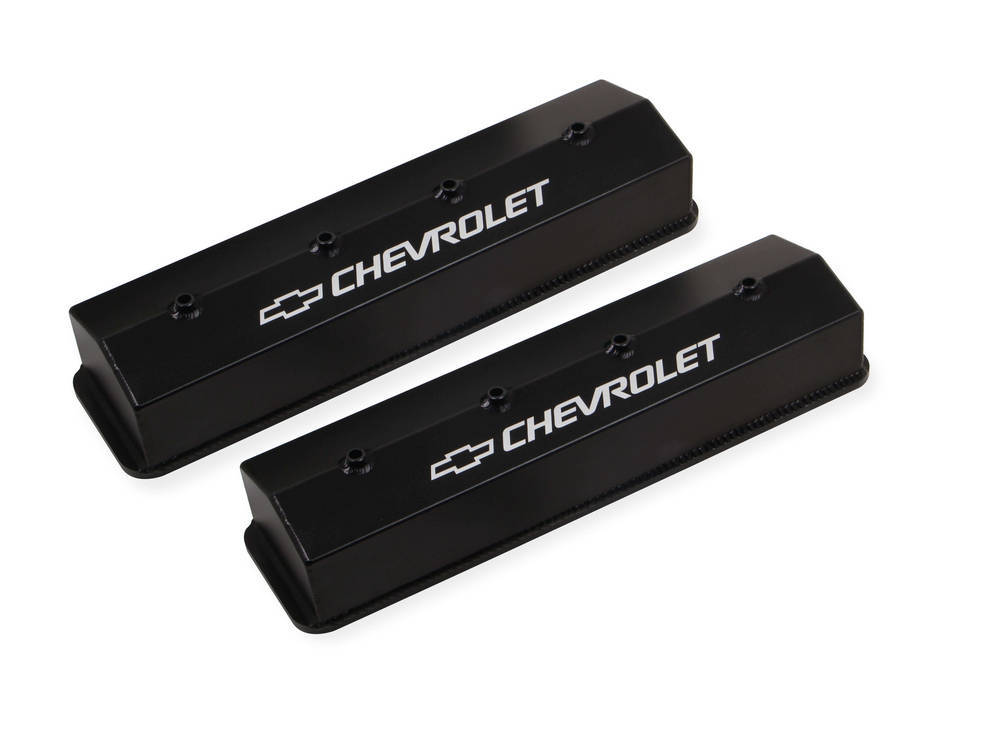 [HLY241-286] Holley - Sbc Billet Rail Fab. Alm Valve Covers Wo/Hole