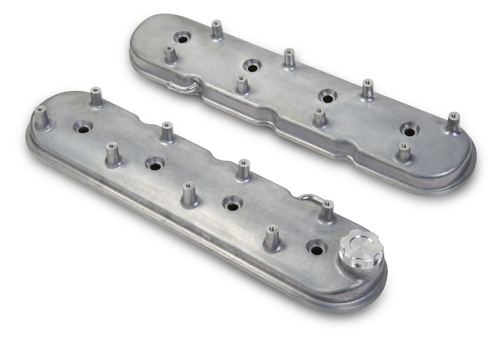 [HLY241-88] Holley - GM Ls1 Valve Cover Set Natural Cast Finish