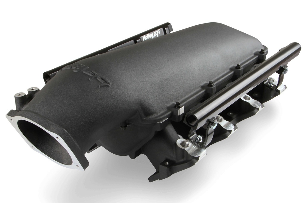 [HLY300-679BK] Holley - Ls3 Low Ram Intake Kit Single Injector Top Feed