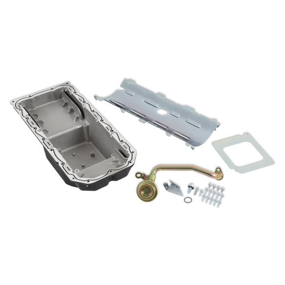 [HLY302-64BK] Holley - 6qt Cast Alm Oil Pan Kit 6.2L Gen III Hemi Swap