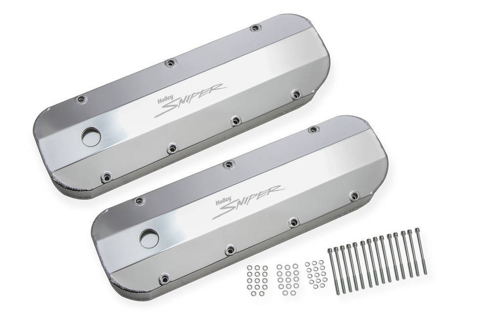 [HLY890002] Holley - Sniper Fabricated Valve Covers Bbc Tall