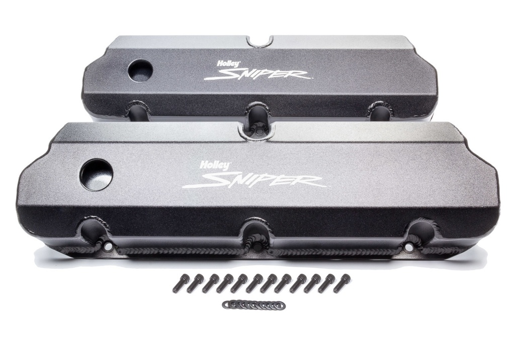 [HLY890011B] Holley - Sniper Fabricated Valve Covers Sbf Tall