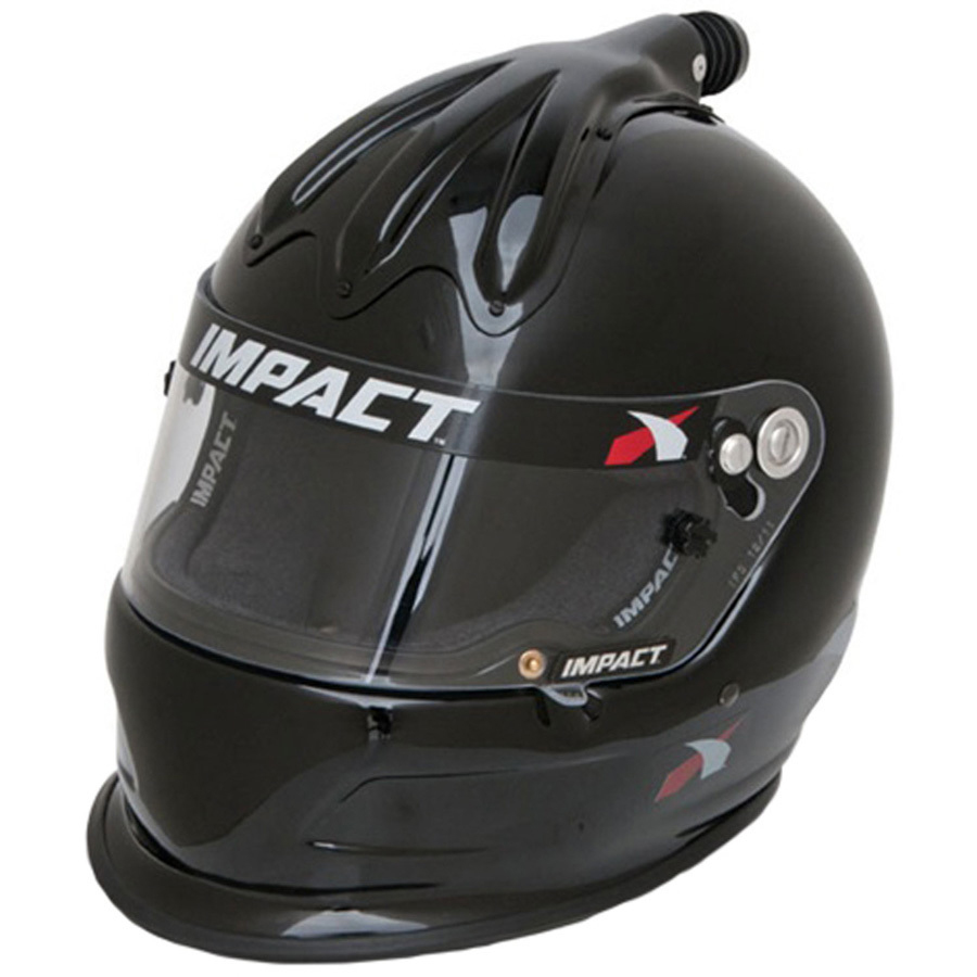[IMP17020410] Impact Racing - Helmet Super Charger Medium Black SA2020