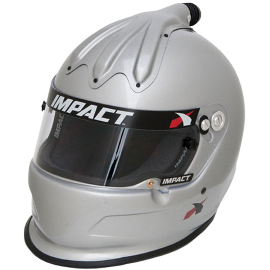 [IMP17020608] Impact Racing - Helmet Super Charger X-Large Silver SA2020